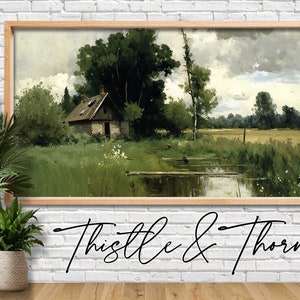 Samsung Frame TV Art  - Frame TV Painting - Instant Digital Download Painting - Watercolor Guache Painting