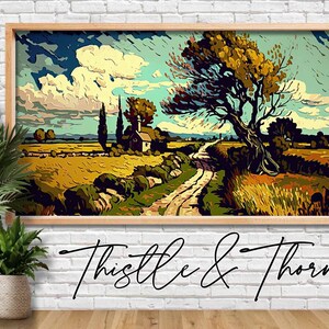 Frame TV Art - Impressionist Style - Samsung Frame TV Painting - Instant Digital Download Painting - Landscape Painting