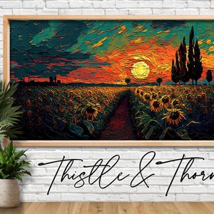 Frame TV Art - Impressionist Style - Samsung Frame TV Painting - Instant Digital Download Painting - Landscape Painting