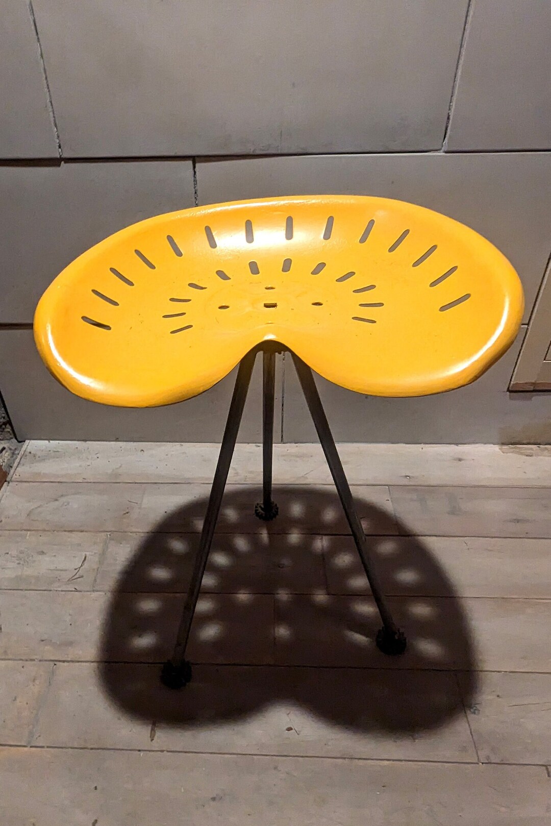 Vintage Tractor Seat Hand Made Stool Etsy