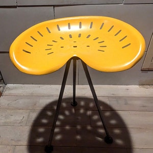 Vintage Tractor Seat Hand Made Stool