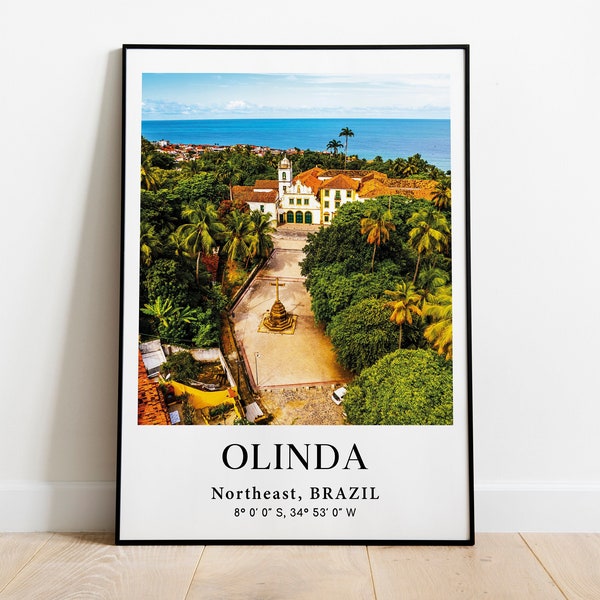 Olinda Poster, Olinda Picture, Brazil Photo, South America Photography, South America, Travel Poster