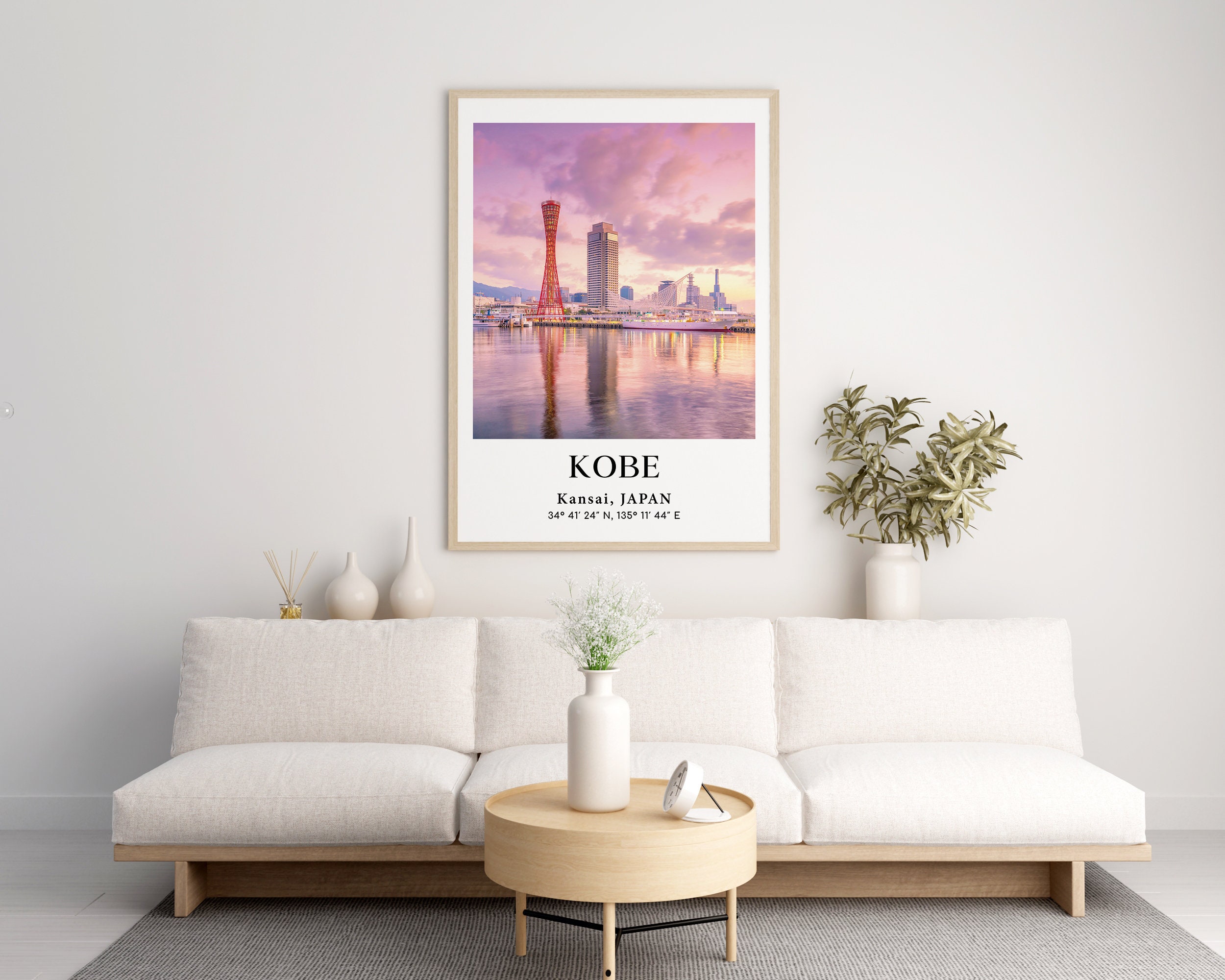 Kobe Poster Kobe Picture Japan Photo Kansai Print Asia - Etsy UK