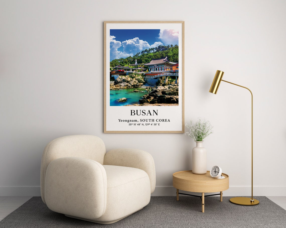 Busan Poster, Busan Picture, South Korea Photo, Korea Print, Asia ...