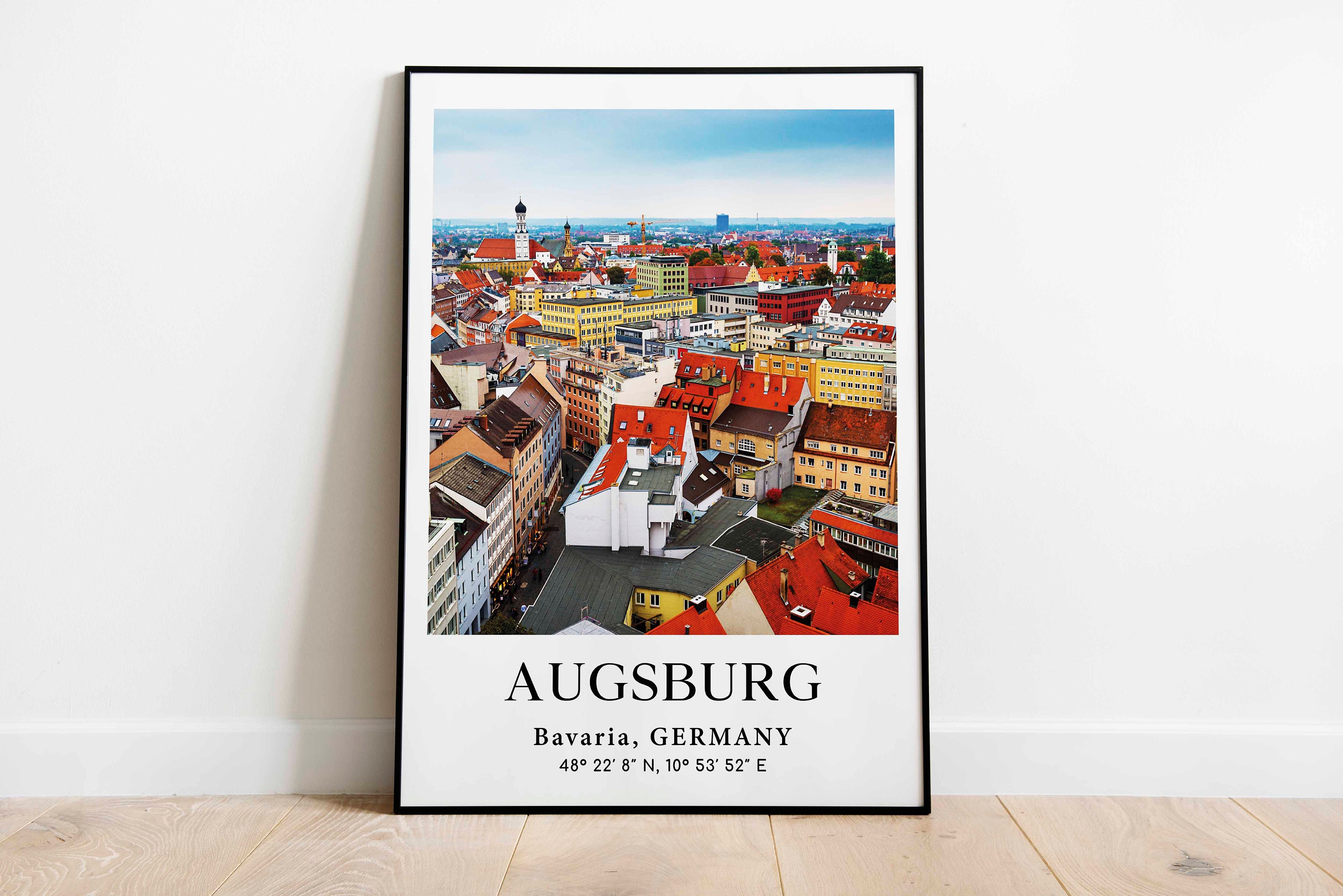 Augsburg Poster Augsburg Germany Picture European - Etsy