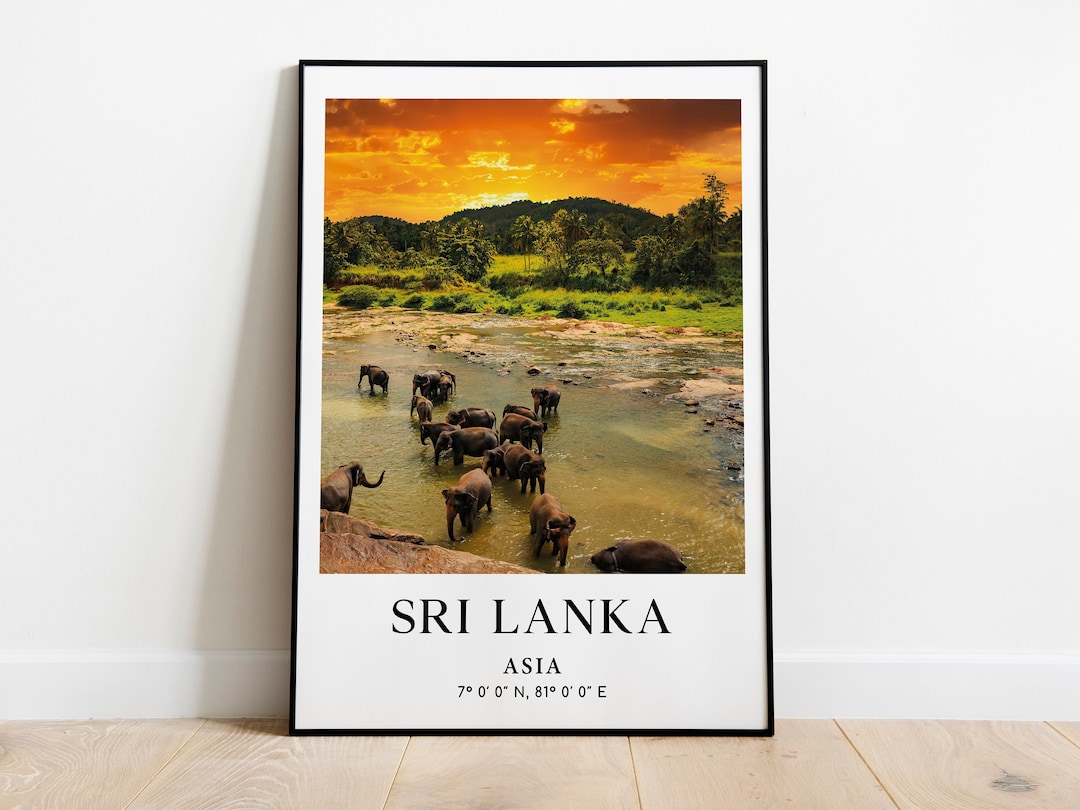 Sri Lanka Poster, Sri Lanka Picture, Indian Ocean Photo, Indian Ocean