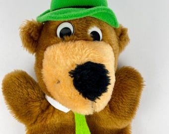 80'Mighty Star Yogi Bearヨギーベア Vintage Yogi Bear Plush 1980 Hanna Barbera by Mighty Star VG