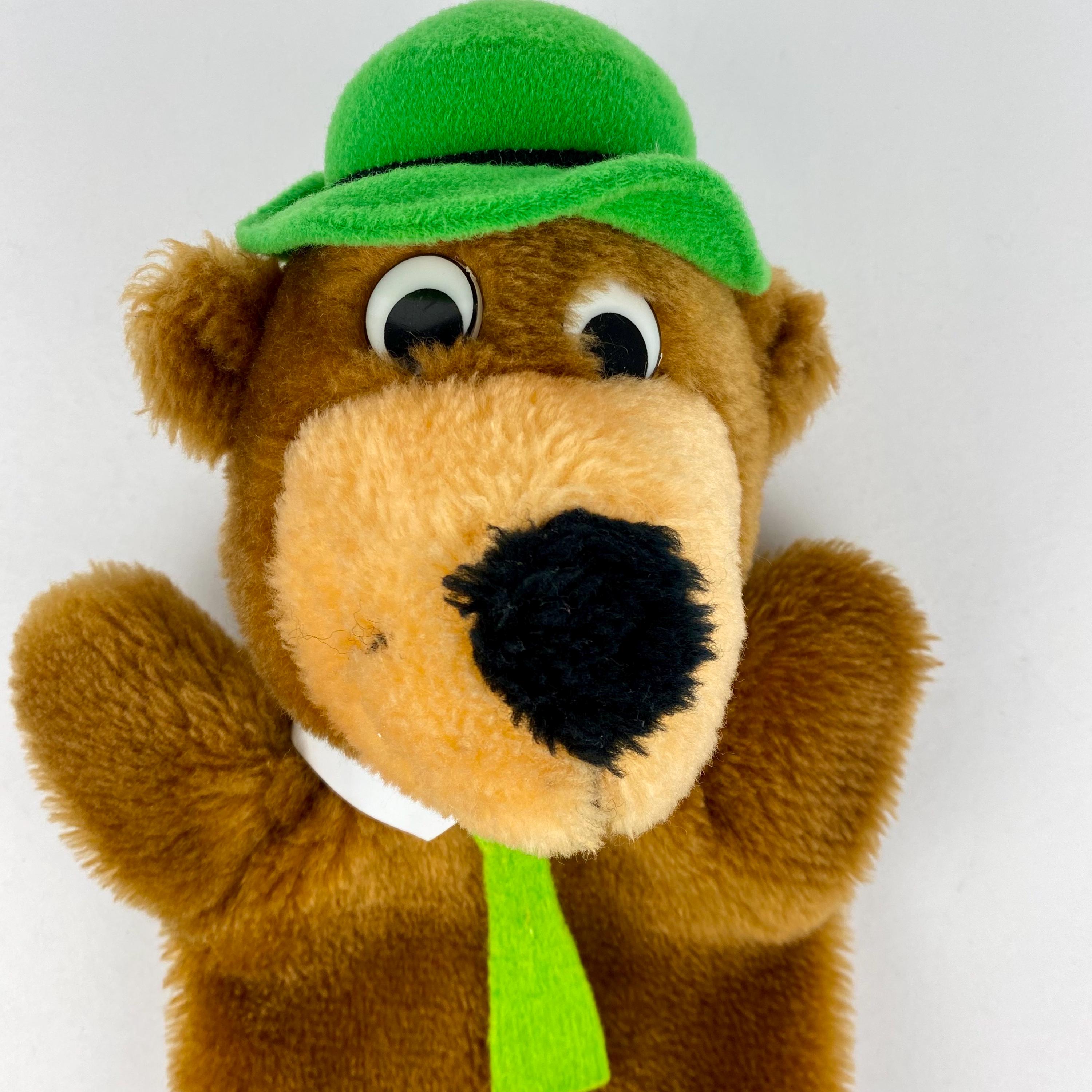 Vintage 1980 Yogi Bear Hand Puppet, Hanna-barbera, Mighty
