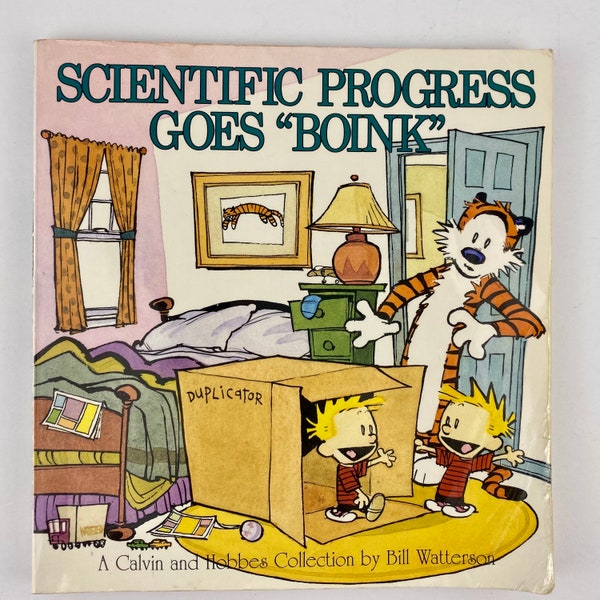 Calvin and Hobbes  comic strip soft cover book, Bill Watterson