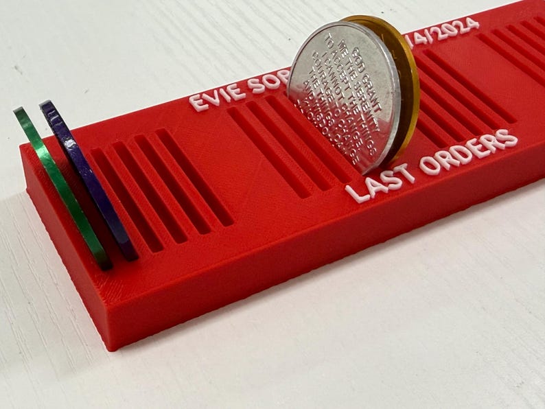 Personalized AA Coin Holder | Custom Sobriety Chip Display, Name & Date ...