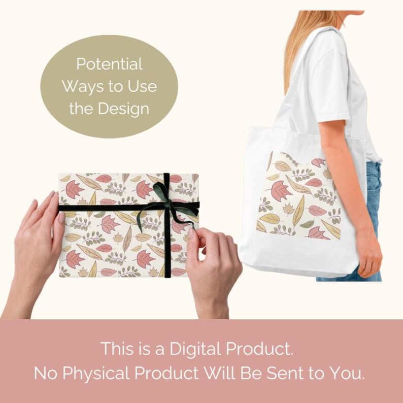 Whimsical Watercolor Autumn Leaves Seamless Pattern, Fall Foliage