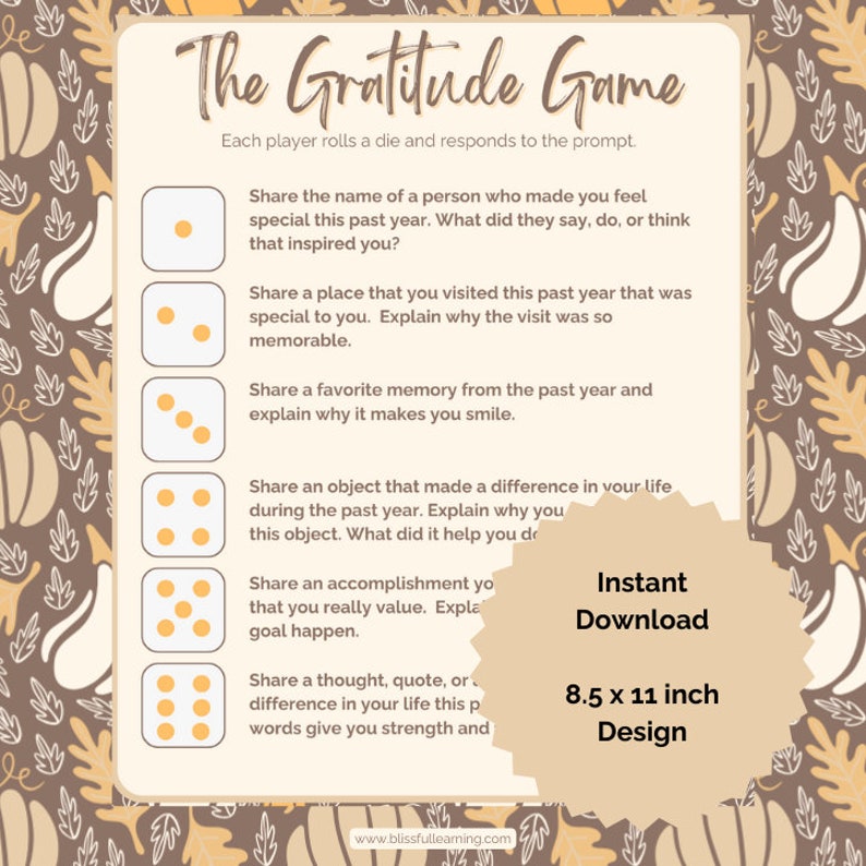 Thanksgiving Gratitude Dice Game - Il 794xN.5461143251 5d07 