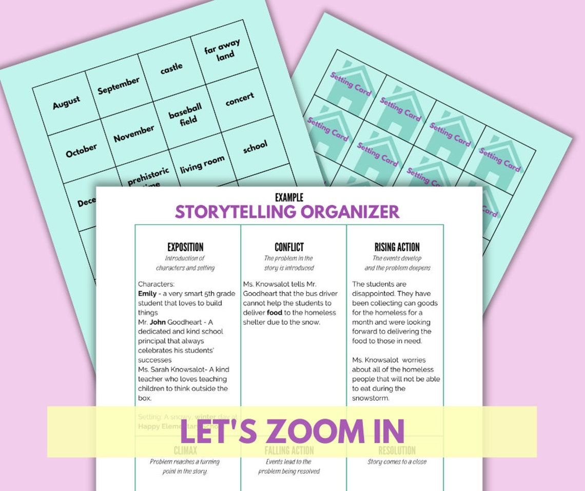 Teacher Game, Storytelling Fun, Printable Learning Game, Teacher Gift ...
