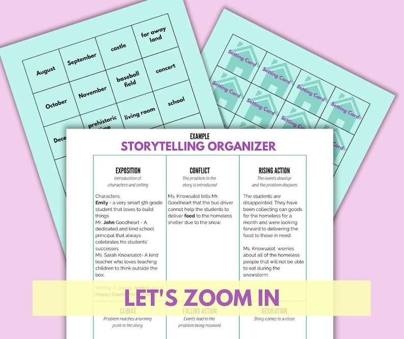 Teacher Game, Storytelling Fun, Printable Learning Game, Teacher Gift ...