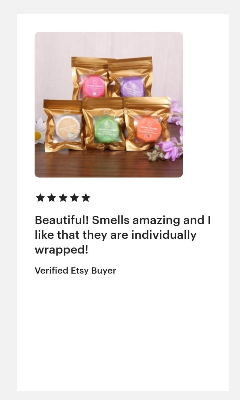 15 Pcs. Shower Steamers, Essential Oil Shower Steamer, Handmade Shower