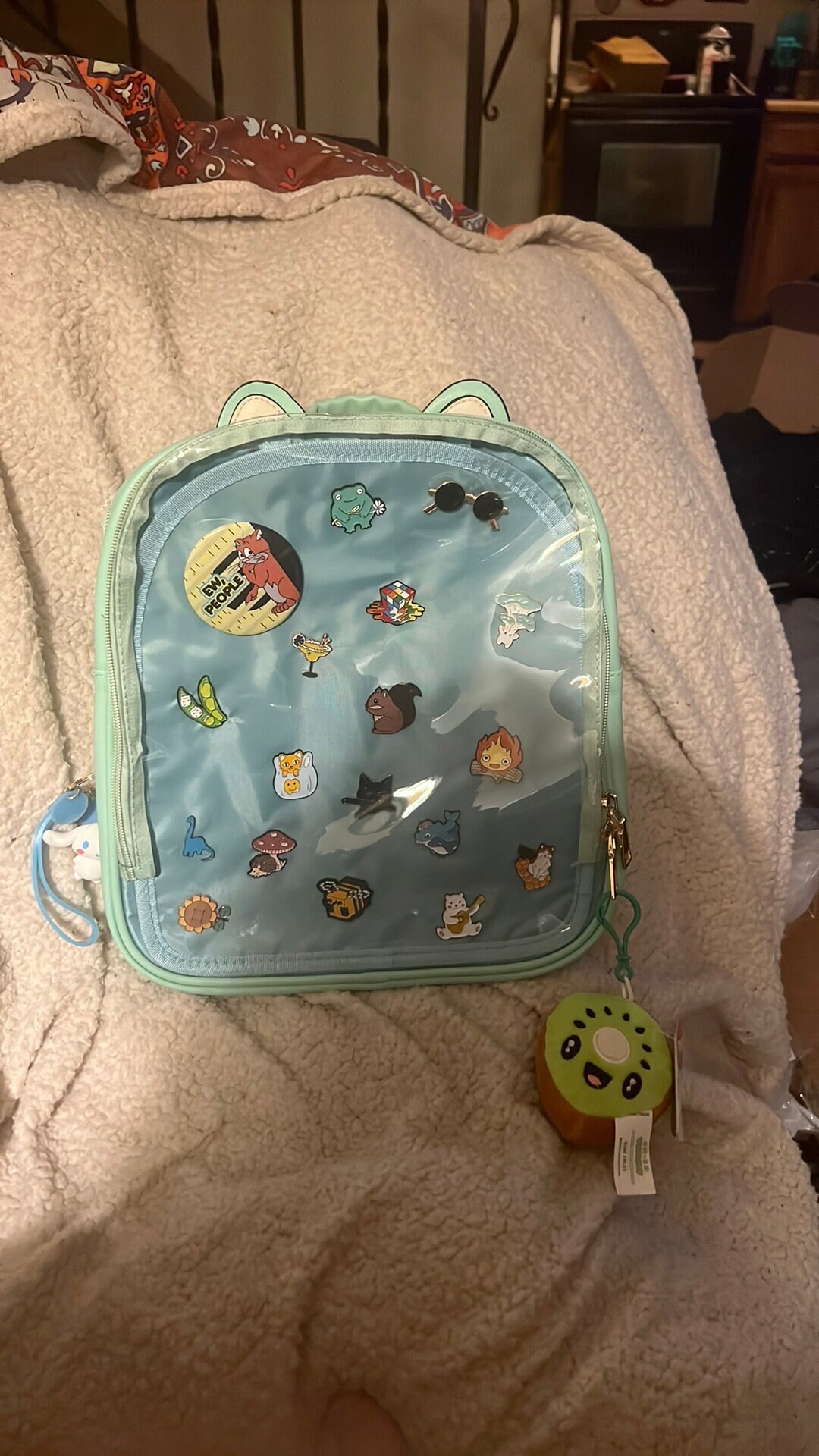 Kawaii Pin Display Backpack Etsy