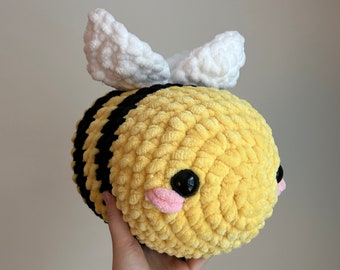 Jumbo Crochet Bee Plushie
