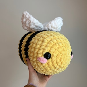 Jumbo Crochet Bee Plushie