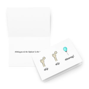 Hip Hip Hooray - Fun Anatomical-Themed Greeting Card