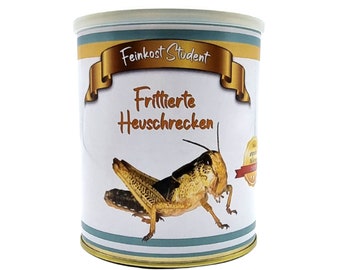 Frittierte Heuschrecken aus der Dose, Scherzarktikel, Lustige Geschenkidee, Party-Brüller, Spaßgeschenk,Halloween, Geburtstagsgeschenk