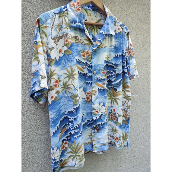 Vintage Hawaiian shirt women, men / aloha  summer… - image 5