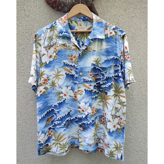 Vintage Hawaiian shirt women, men / aloha  summer… - image 2
