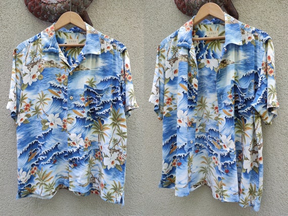 Vintage Hawaiian shirt women, men / aloha  summer… - image 9