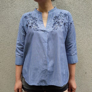 FLORAL EMBROIDERY SHIRT - Brown | ZARA United States