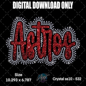 May include: A digital download graphic with the word "Actress" in red glitter, outlined with clear rhinestones, on a black background. The image includes the text "DIGITAL DOWNLOAD ONLY" at the top and size dimensions at the bottom.