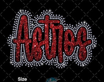 Può includere: Grafica digitale scaricabile con la parola "Actress" in glitter rosso, delineata con strass trasparenti, su sfondo nero. L'immagine include il testo "DIGITAL DOWNLOAD ONLY" e le dimensioni in basso.