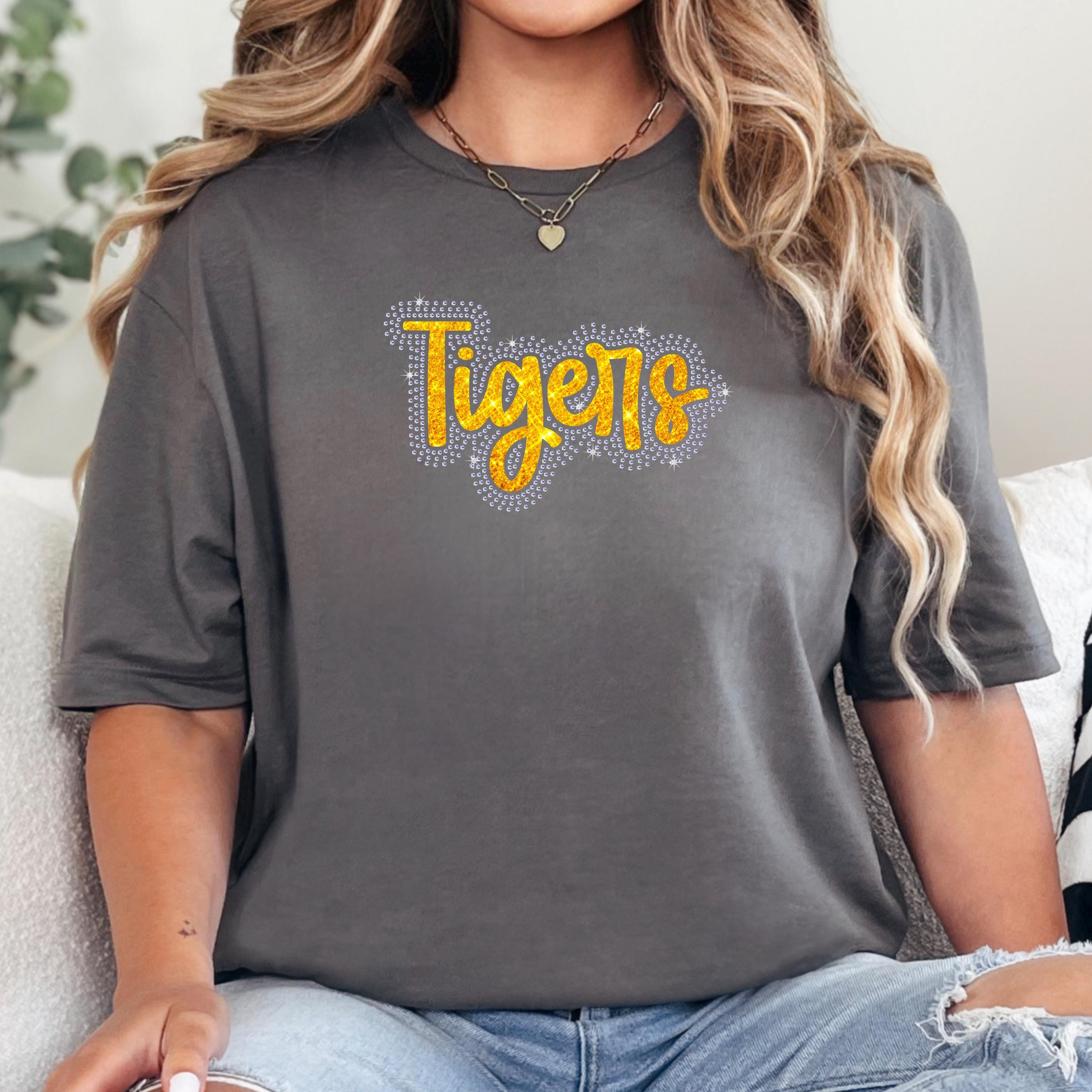 Tigers Rhinestone Design Tigers Rhinestone Design | Bling Shirt Digital Download | SS10 ...