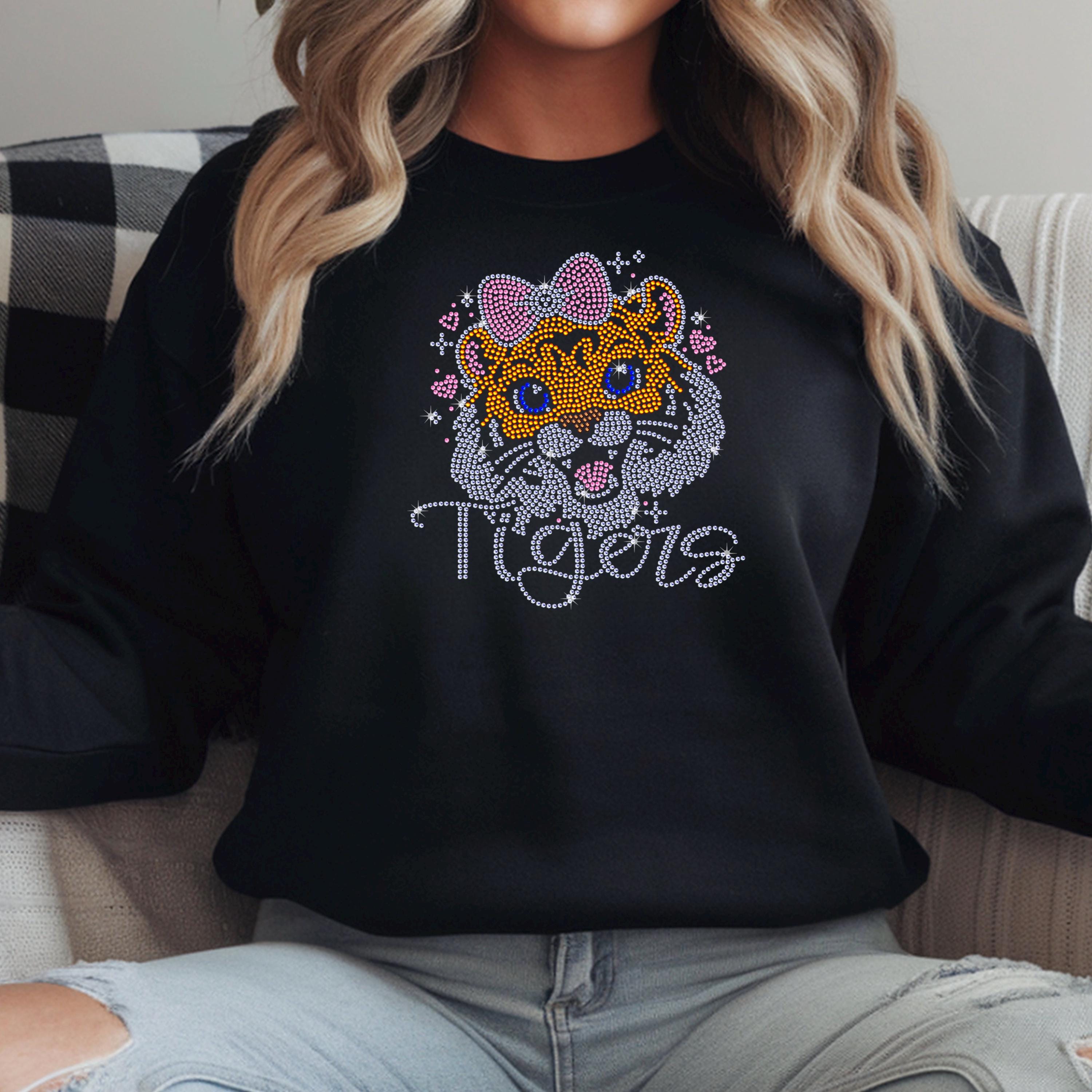 Tigers Rhinestone Design Tigers Rhinestone Design | Mascot Bling Shirt Digital Download | SS10 ...