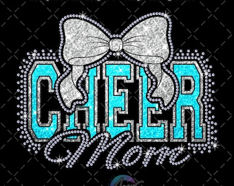 Plantilla SVG con diamantes de imitación para animar a mamá / Camiseta brillante / Descarga digital