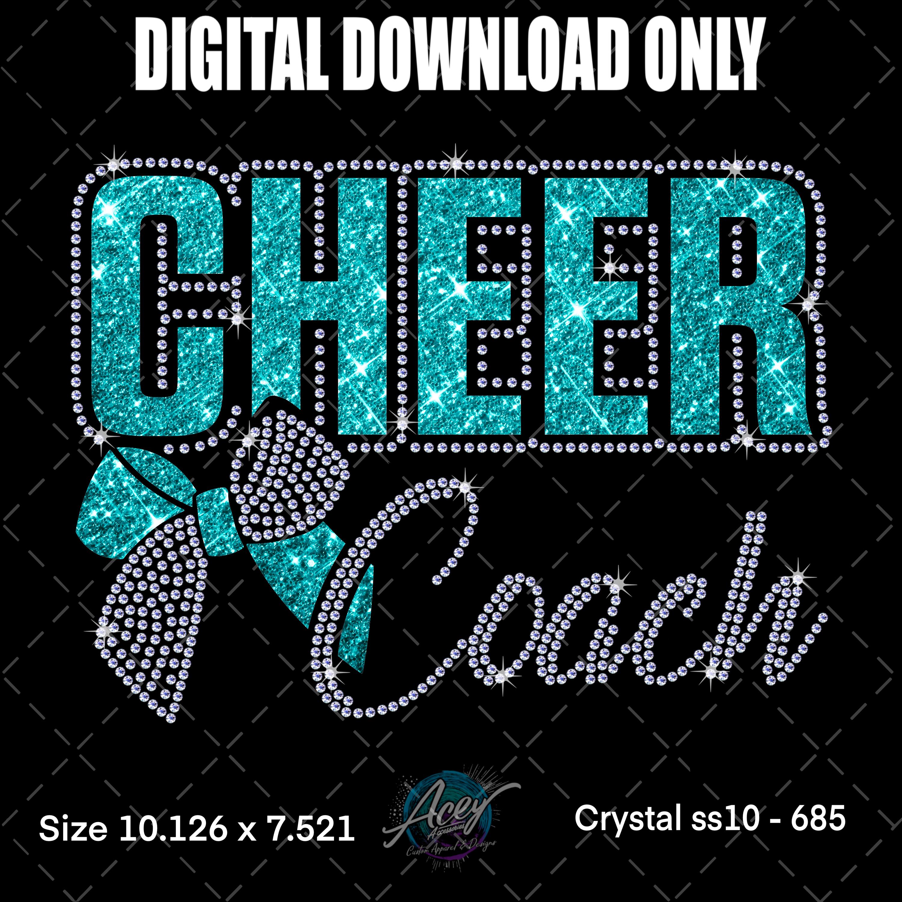 Coach Rhinestone Template Cheer Coach Rhinestone Template SVG PNG | Digital Download | Cricut ...
