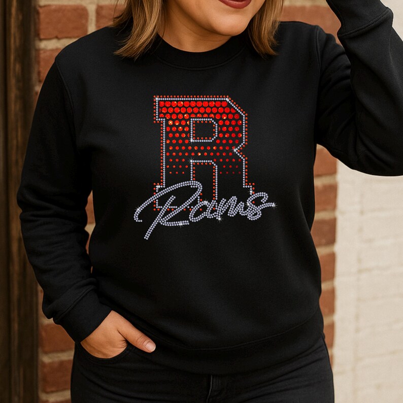 Rams Rhinestone Template SVG PNG | Halftone Bling Design | Digital ...