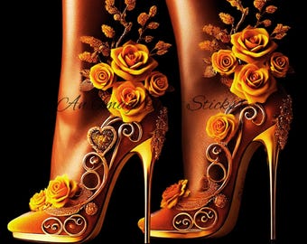 Sztuka obuwia PNG, Shoe PNG, Sztuka obuwia modowego, PNG do pobrania cyfrowego