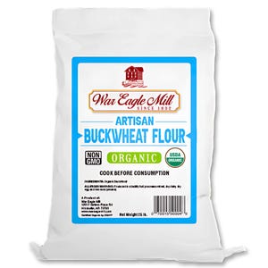 Organic Buckwheat Flour, 25 lb. Bag