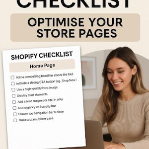 Manual de optimización de tiendas: Lista de verificación para sitios web de comercio electrónico para Shopify y tiendas online