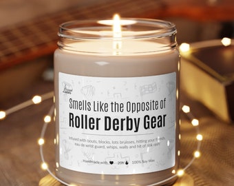 Je n'ai pas l'odeur d'une bougie de soja parfumée Roller Derby Gear, d'une bougie cadeau pour fille Roller Derby, d'un jammer Roller Derby ou d'un bloqueur de roller derby