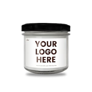 Corporate gifts, Scented Soy Candle with your logo, Christmas company gifts, Bulk Candle Corporate Favor, Business Logo Candle gift
