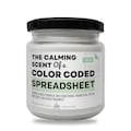The calming scent of a color coded spreadsheet Scented Soy Candle, Excel gifts, Spreadsheet humor, Accountant gift,Data analyst gift product logo