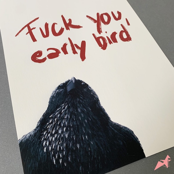 Kunstdruck Early Bird / Der frühe Vogel