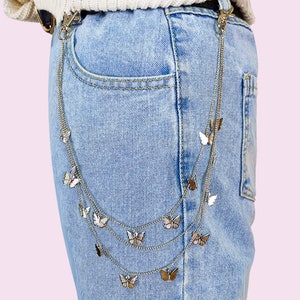 10 Best Diy chain jeans ideas  diy chain jeans, pant chains