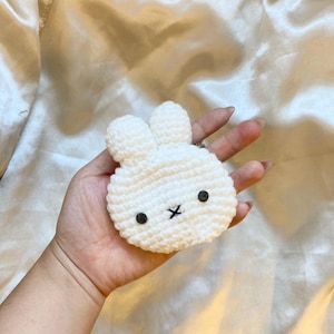Crochet Miffy AirPod Holder, Crochet Miffy Pouch