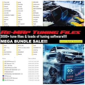 SALE!- Fahrzeug abgebildet TUNE DATEIEN & Software Megapack! 3000+ Dateien mit Software getestet