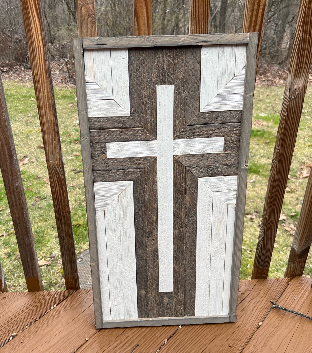 Handcrafted Wooden Cross Rustic Wall Cross Religious Decor Etsy