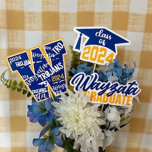 High School Die Cuts for Graduation Party/Banquet - Available in sets of 3 die cuts