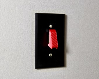 Missile Firing Light Switch Cover, Funny Rocket Lock Button, Switch For Man Cave or Kids Room