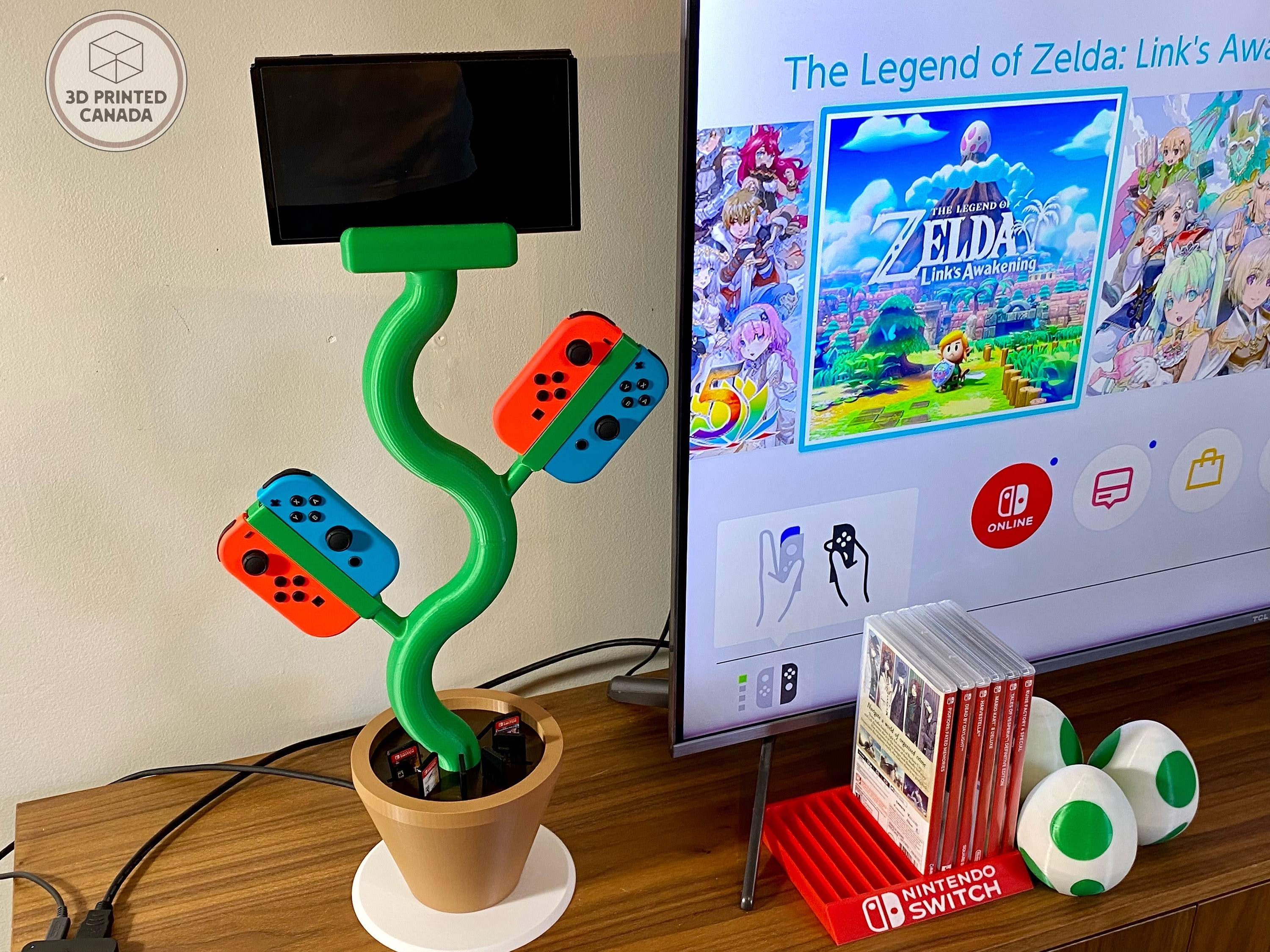 frugtbart Tranquility væske Nintendo Switch Plant Stand Charging Station Tiktok Switch - Etsy