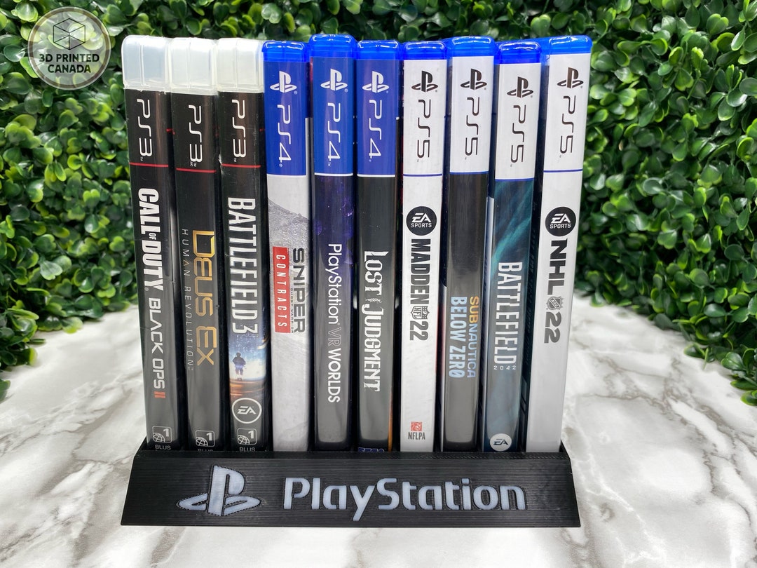 Playstation Game Case Holder PS25 10 Slot Game Tray Video Etsy